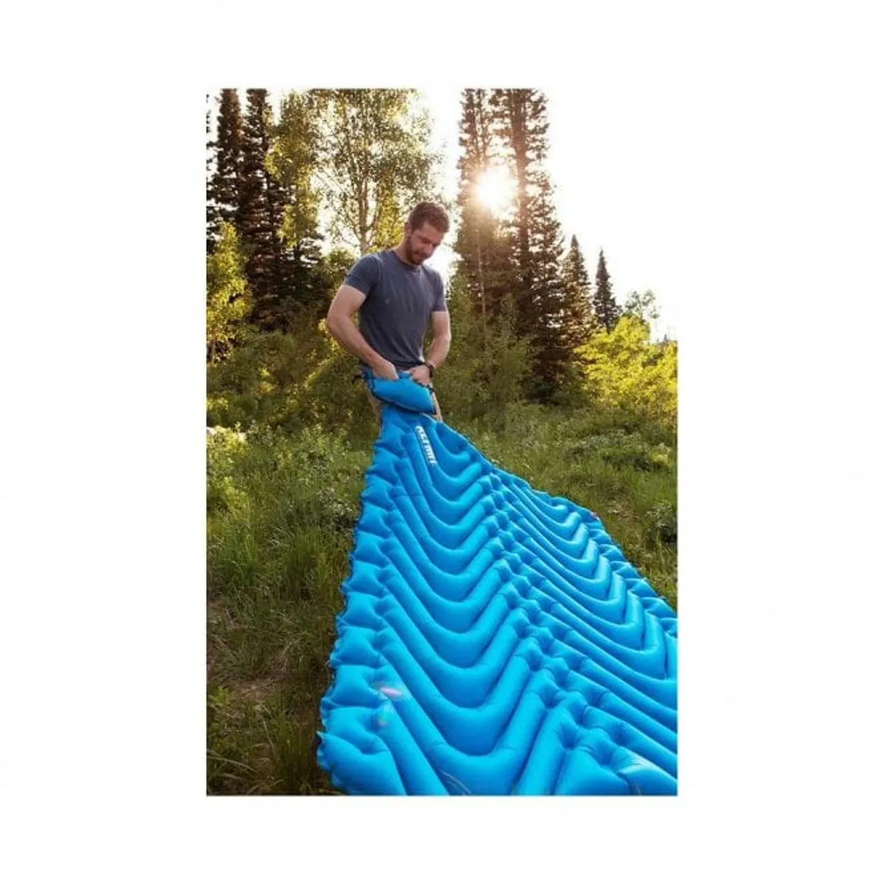 Double V Inflatable Sleeping Mat