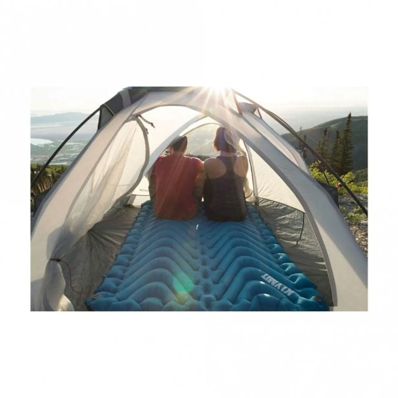 Double V Inflatable Sleeping Mat