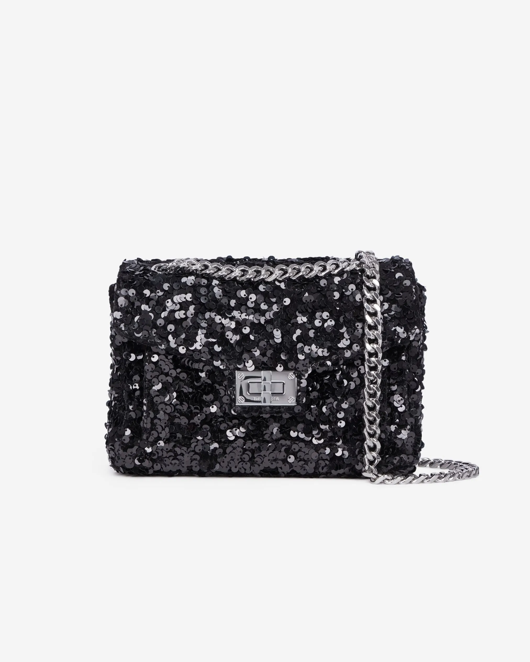 Emily soft bag with black sequins