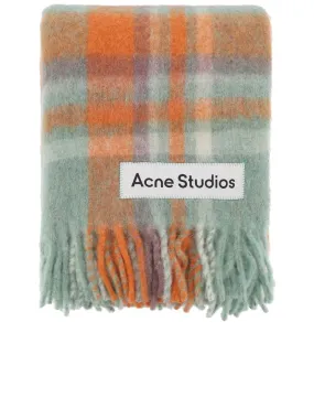 Extra Large Fringed Check Scarf