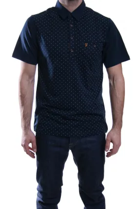 Farah Vintage Hewie Polo in Navy