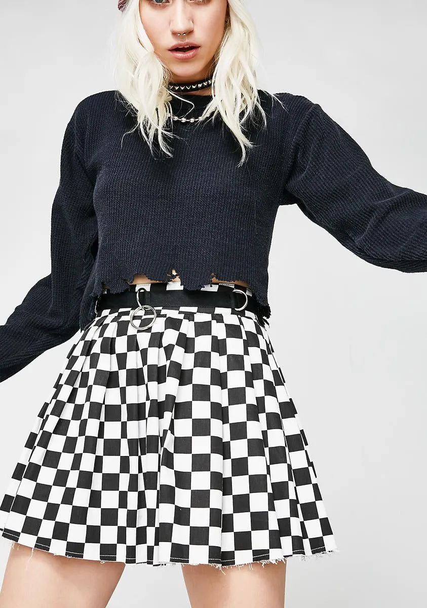 Fast N' Furious Checkered Skirt-