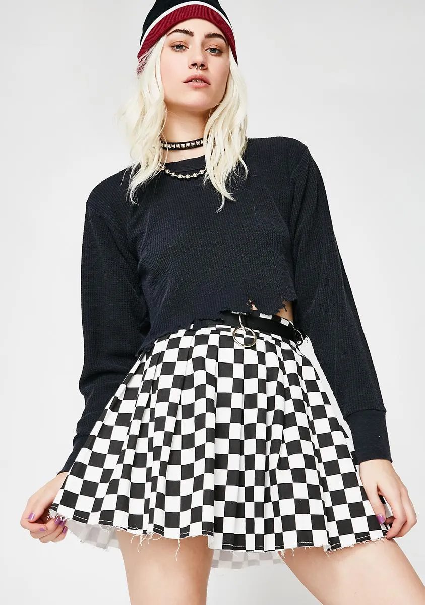 Fast N' Furious Checkered Skirt-