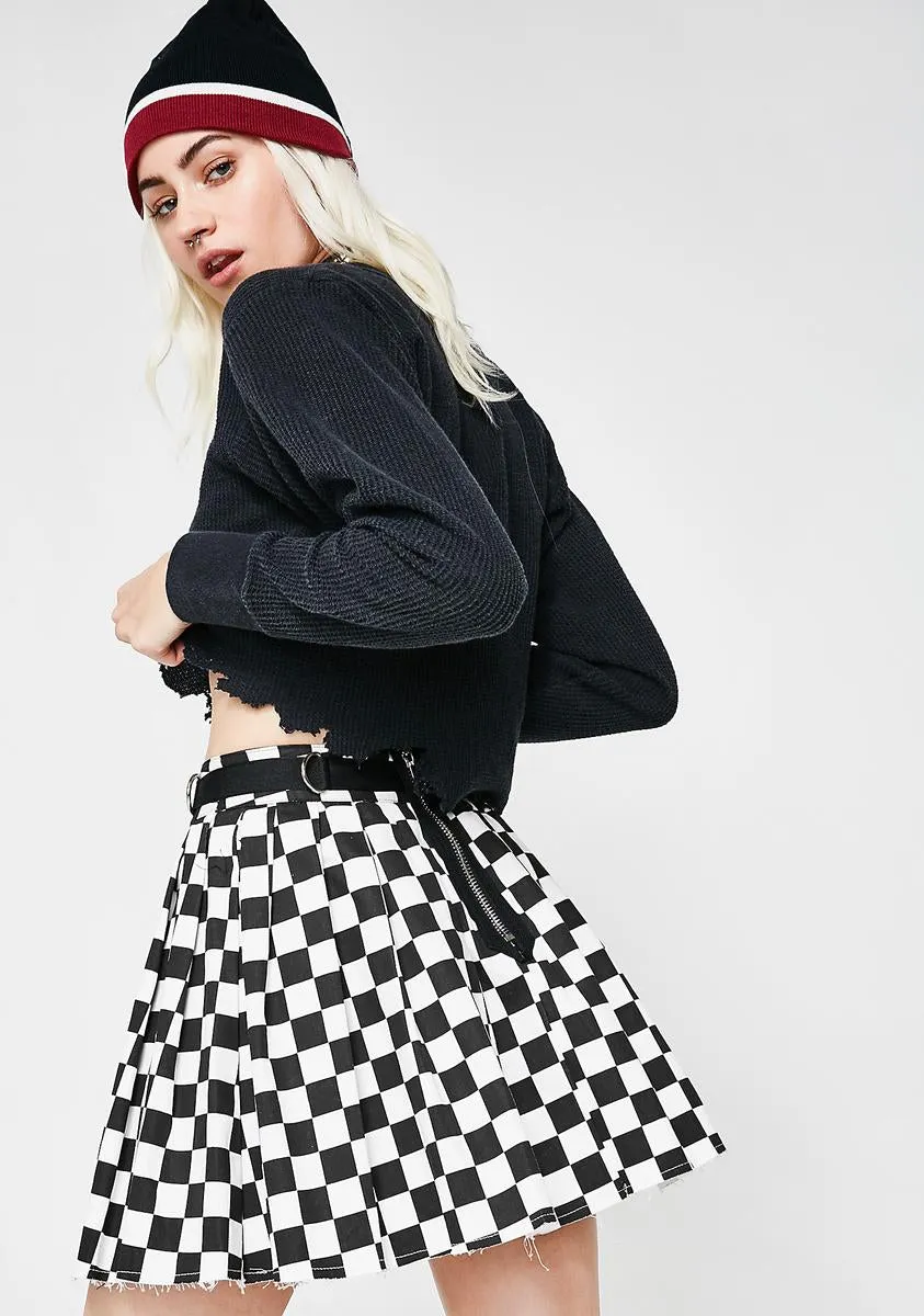 Fast N' Furious Checkered Skirt-