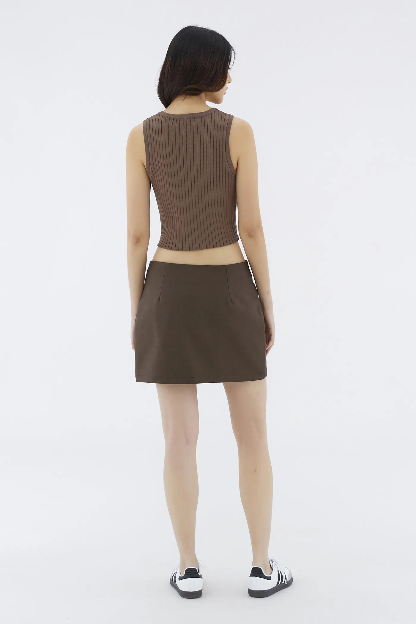 Felane Low-Rise Mini Skirt