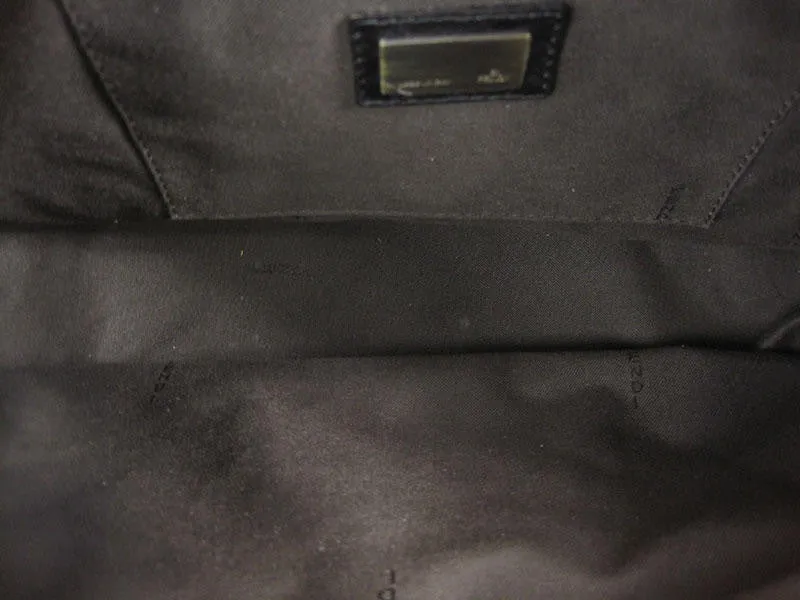 Fendi Black Leather B-Bag