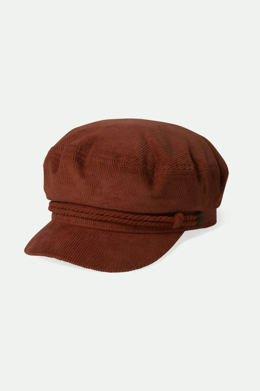 Fiddler Fisherman Cap - Terracotta