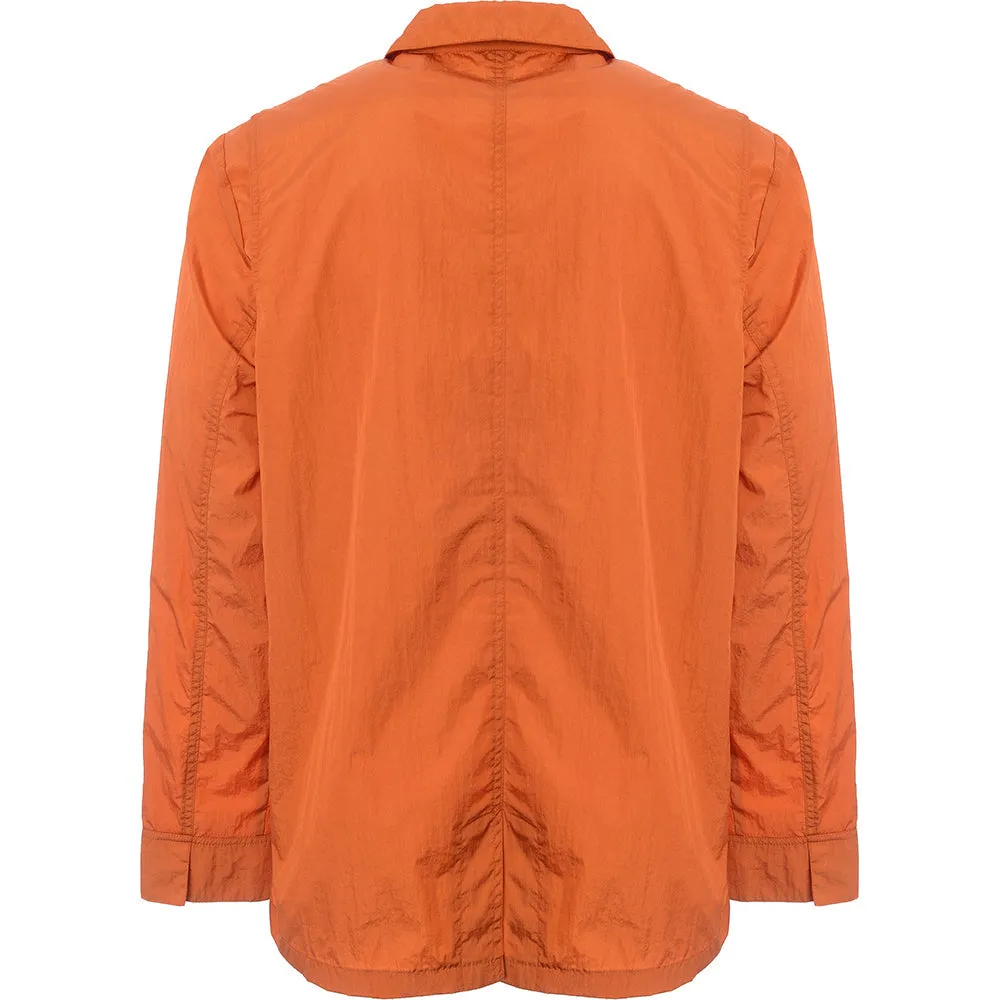 Fila Mens Orange Burnt Utility Jacket