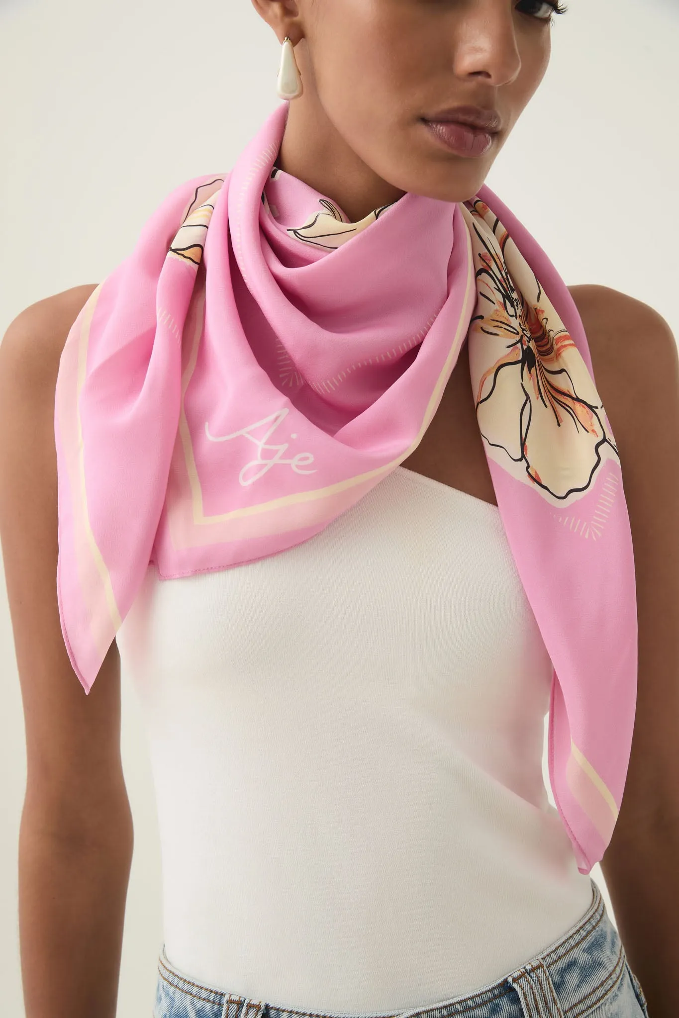 Flourish Silk Scarf