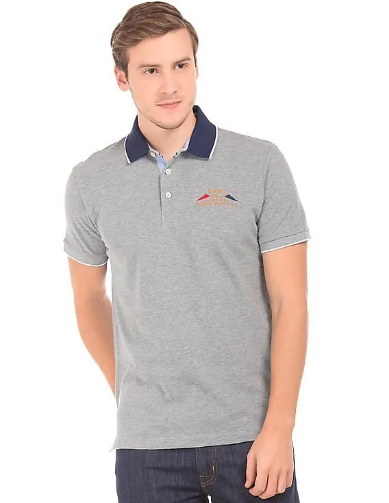 Gant Contrast Collar Pique Polo Shirt