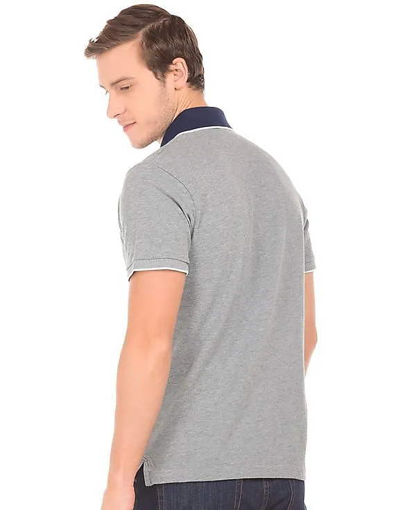 Gant Contrast Collar Pique Polo Shirt