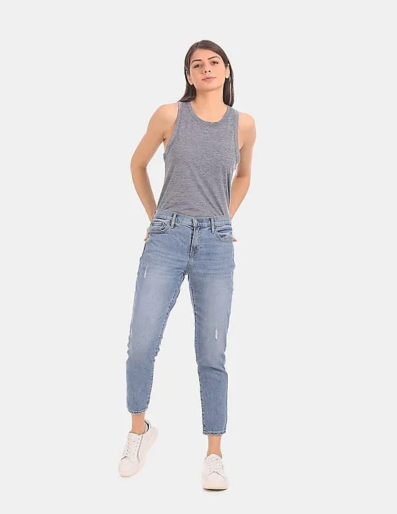 GAP Women Grey Racerback Muscle Tank