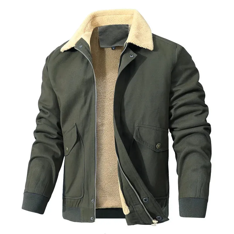 Giorgio Martin Fleeced-lined Bomber Jacket