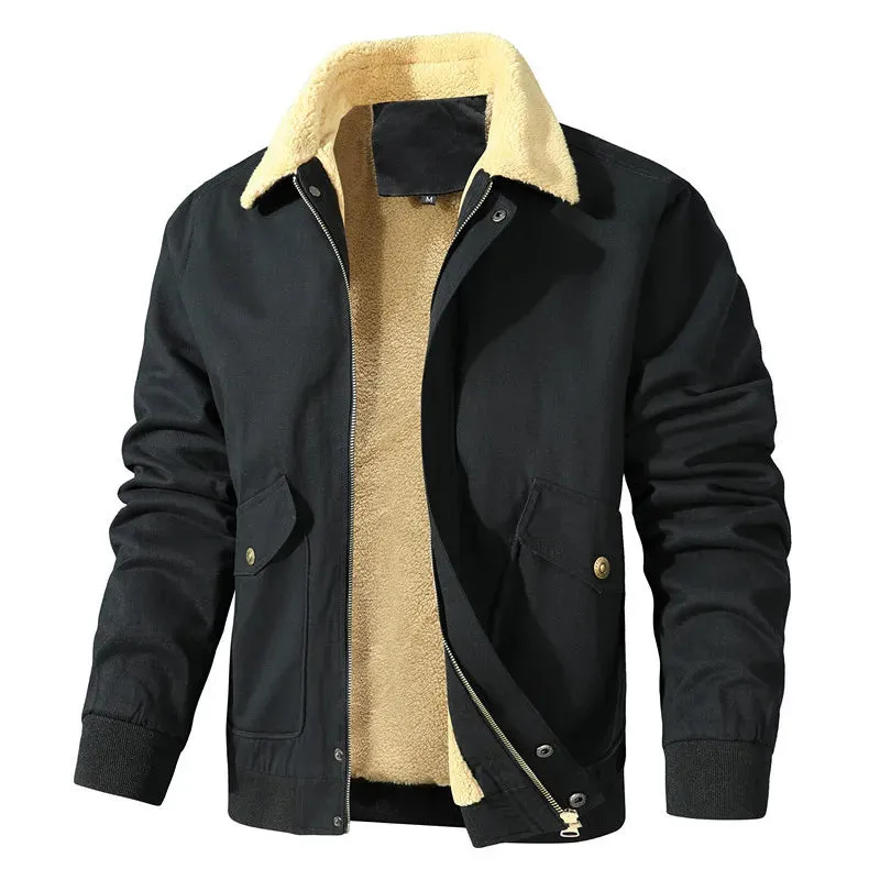 Giorgio Martin Fleeced-lined Bomber Jacket