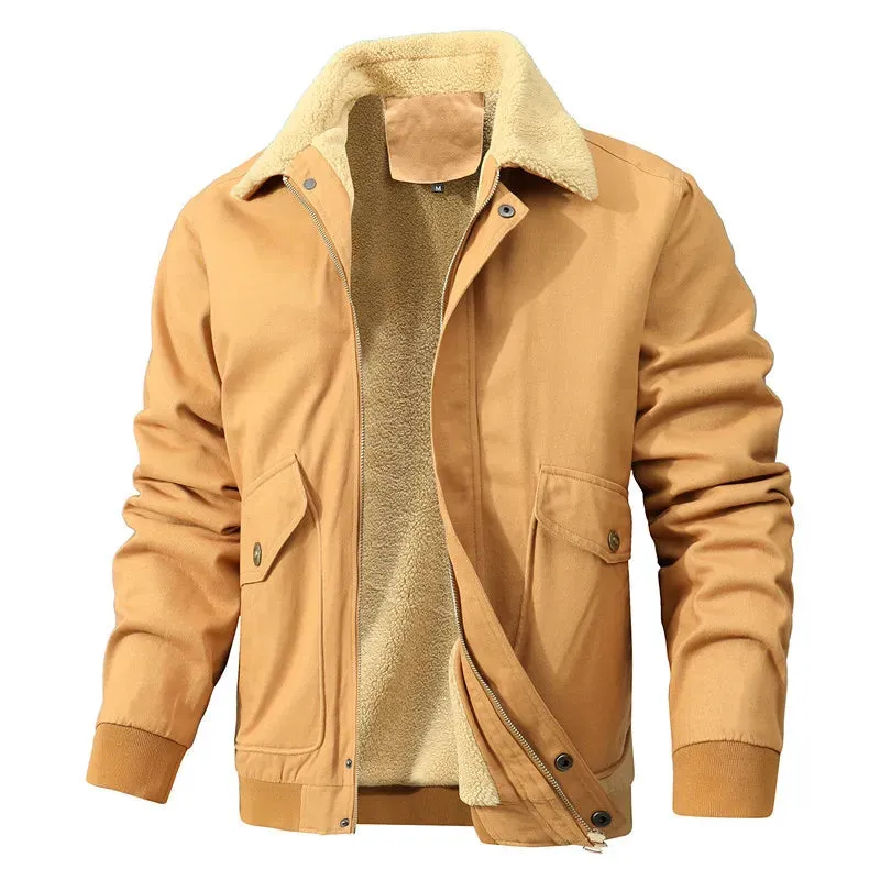 Giorgio Martin Fleeced-lined Bomber Jacket