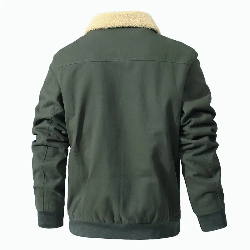 Giorgio Martin Fleeced-lined Bomber Jacket