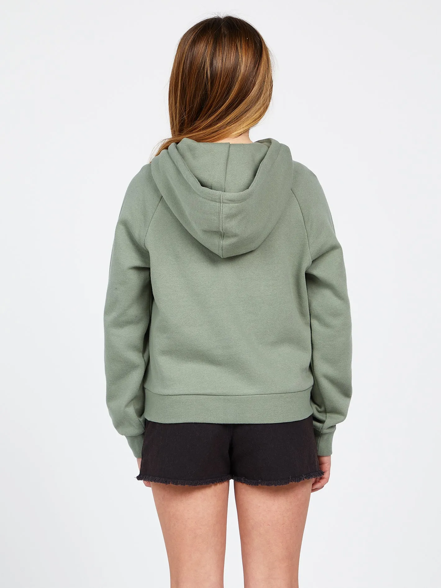 Girls Truly Stokin Hoodie - Light Army