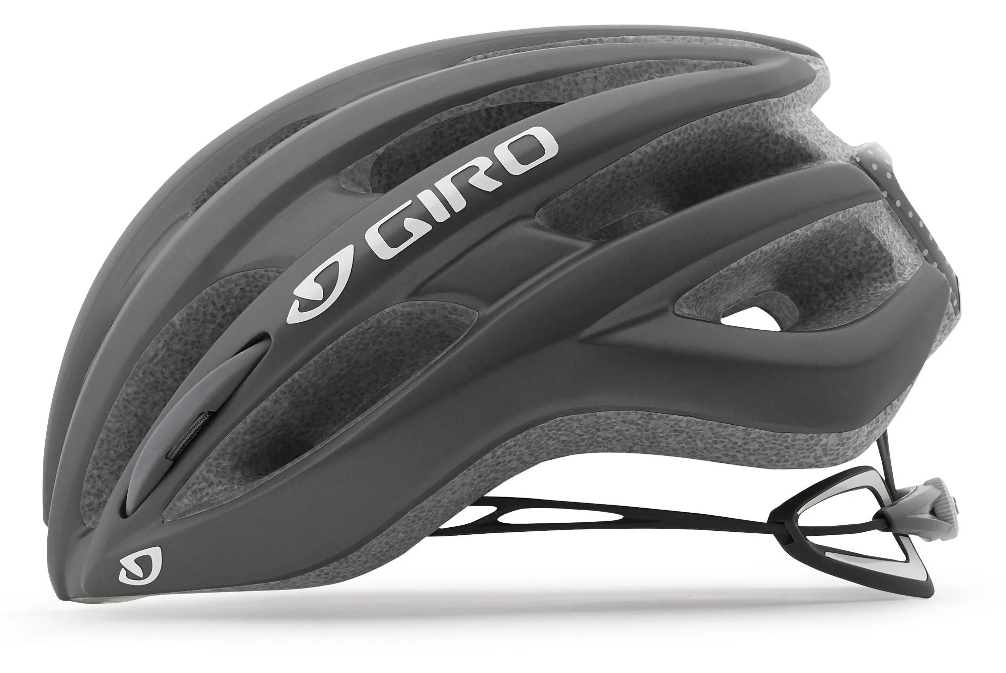 Giro Saga Road Helmet - Matt Titanium Dots