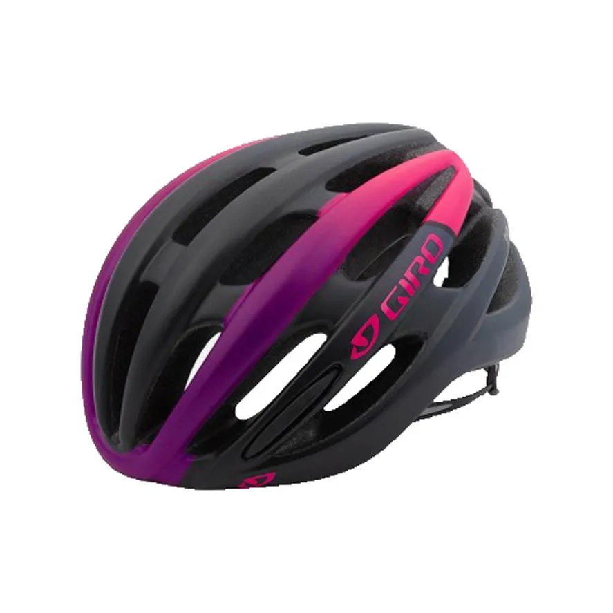 Giro Saga Road Helmet - Womens - Matt Bright Pink-Black