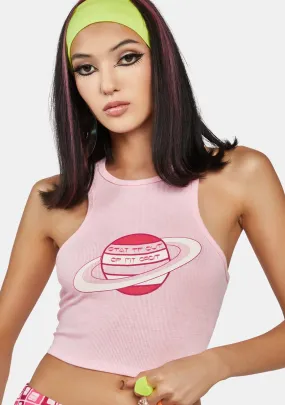 Give Me Space Crop Tank-