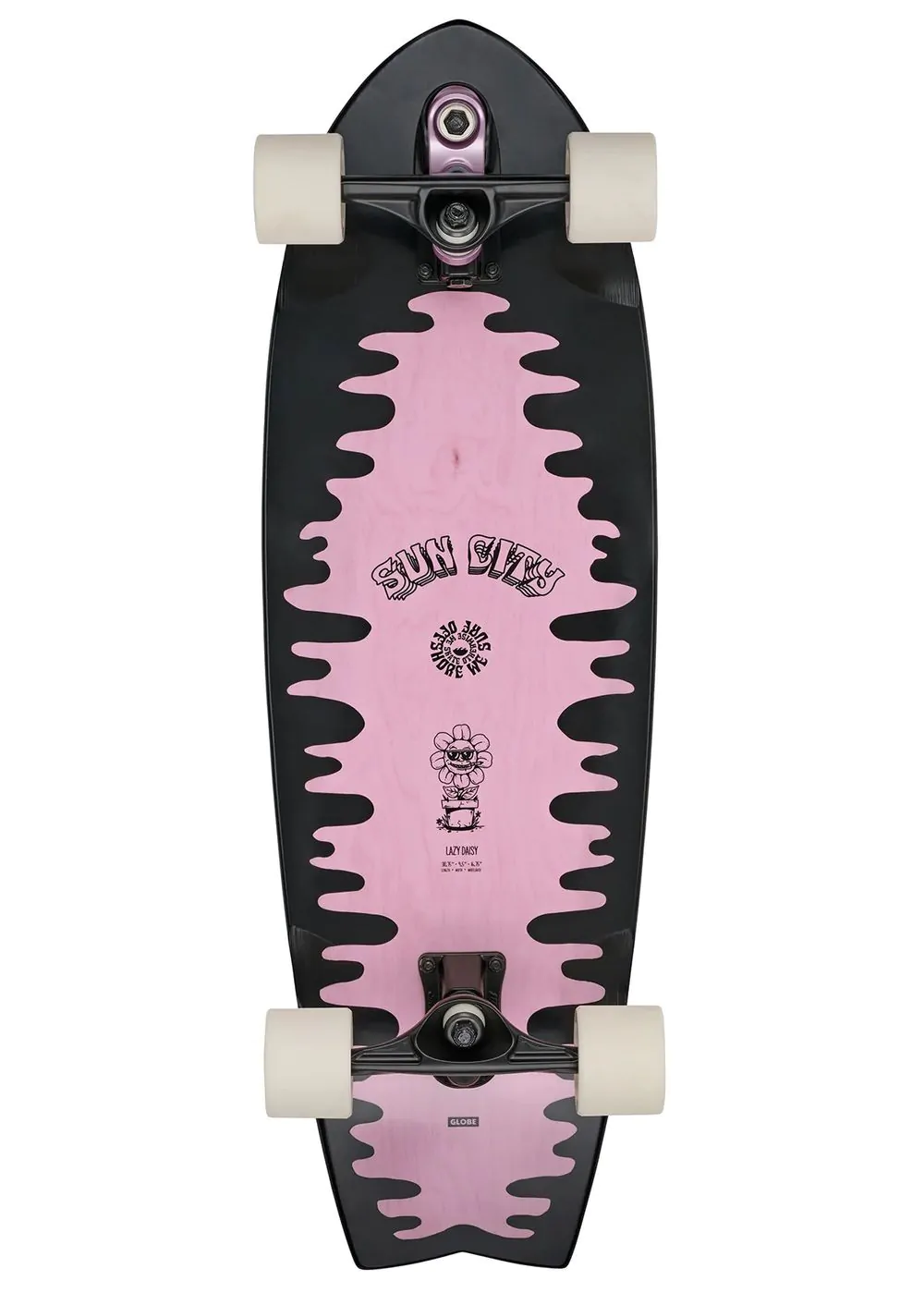 Globe Sun City 30 Inch Surf Skateboard Lazy Daisy