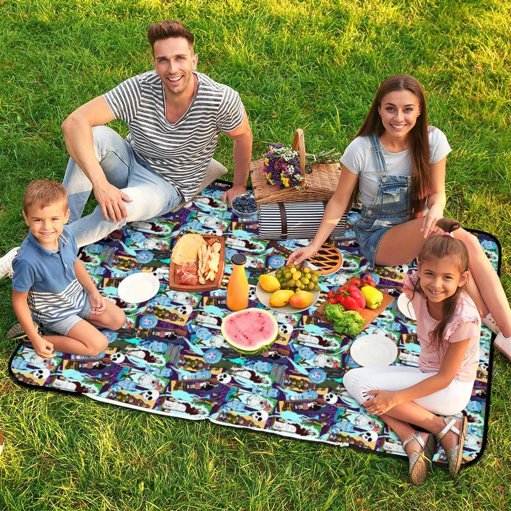 Haunted Mansion Favorites Zipper Picnic Mat