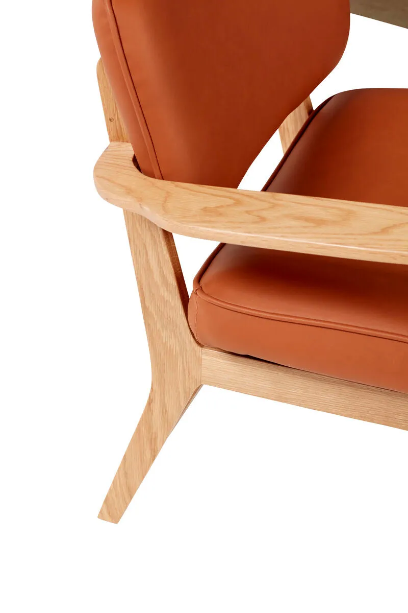 Haze Lounge Chair Brown