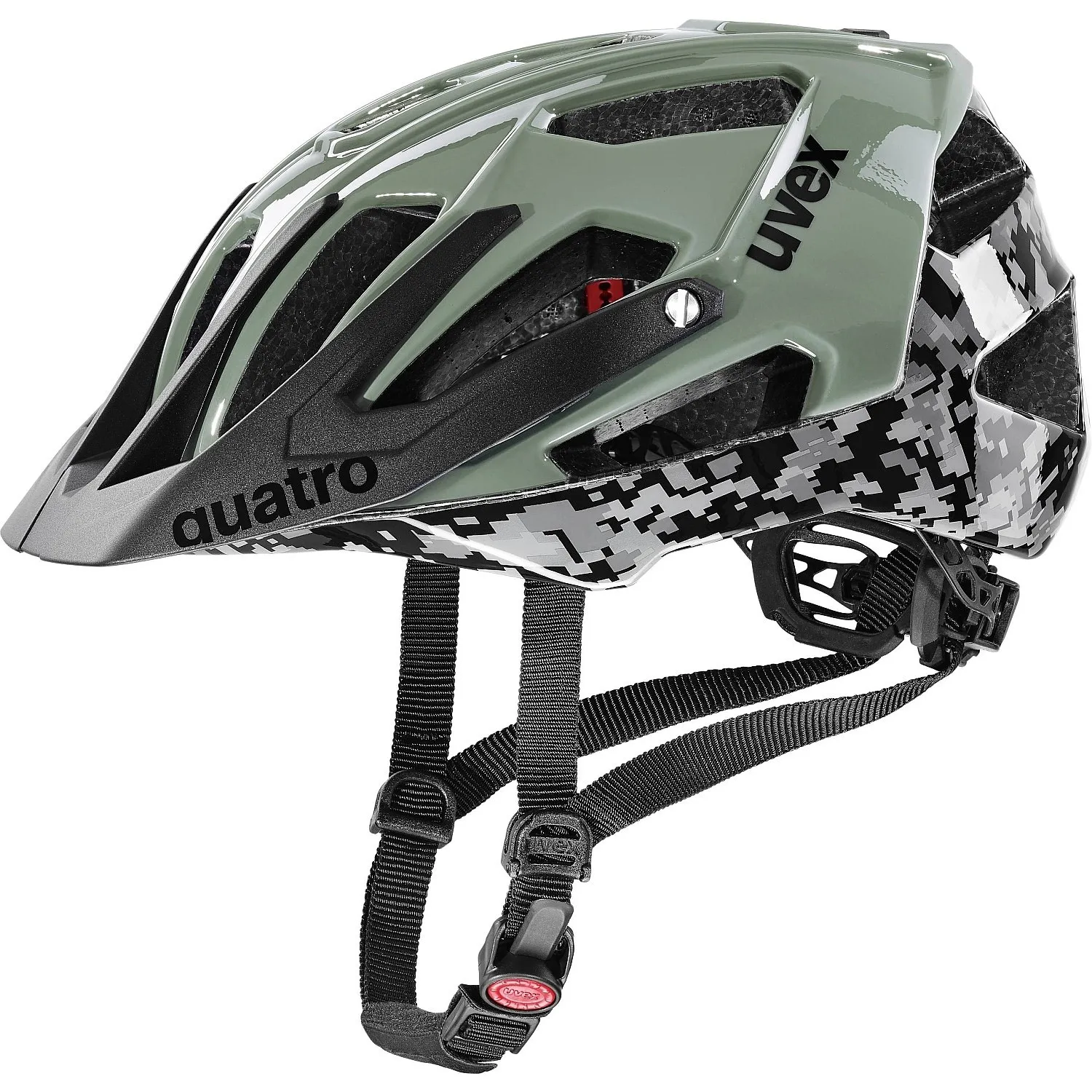 helmet Uvex Quatro - Pixelcamo/Olive