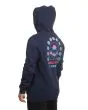 Hurley Cosmic Waves Slub Hoodie Midnight Aqua