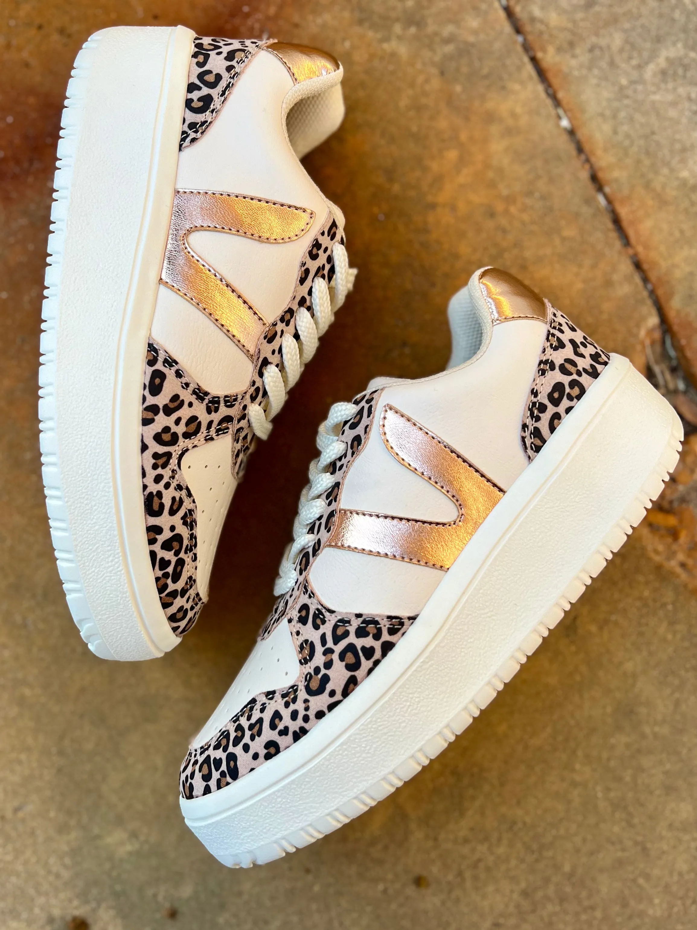 Ivy Nude Leopard Sneakers