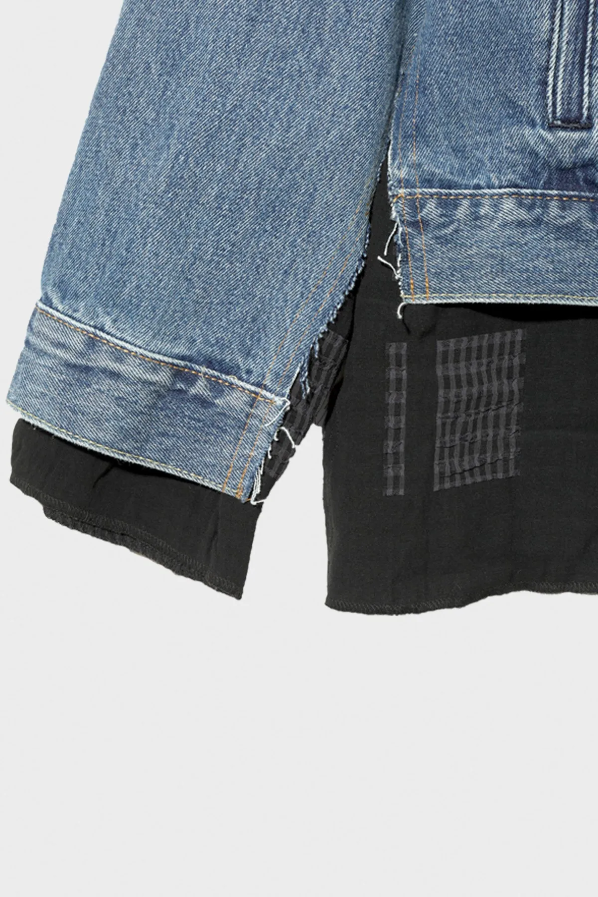 Jean Jacket/Covered Jacket - Black