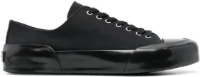 Jil Sander lace-up low-top sneakers Black