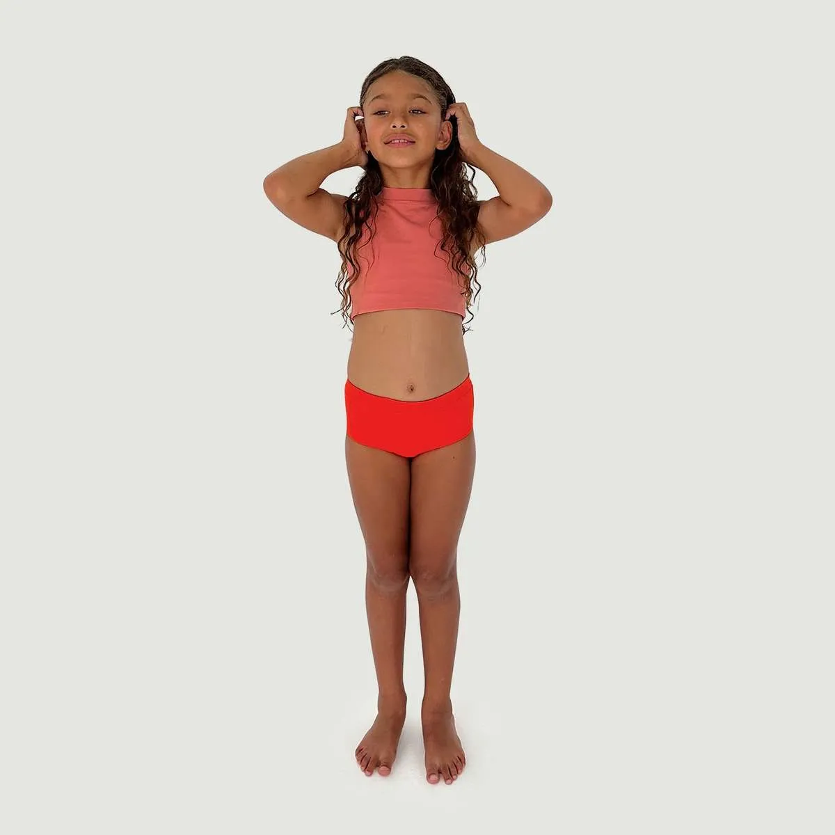 Kids The Set Racer Back Bikini Top - Blossom