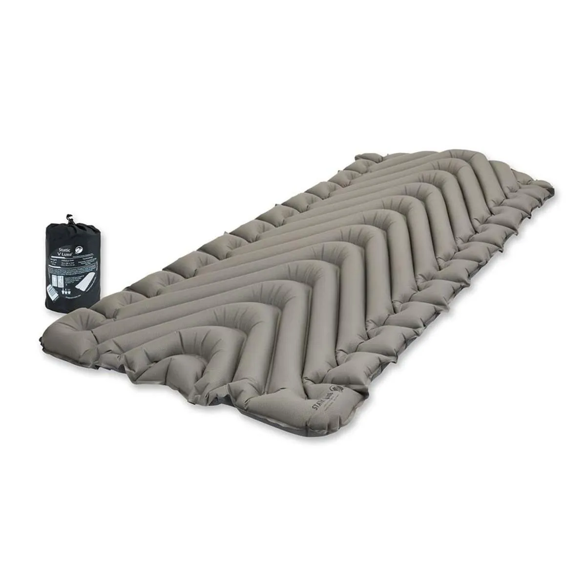 Klymit Static V Luxe Sleeping Pad - Stone Grey