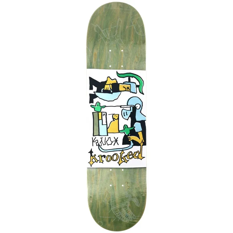 KROOKED SKATEBOARDS KNOX GRENADIER DECK 8.28