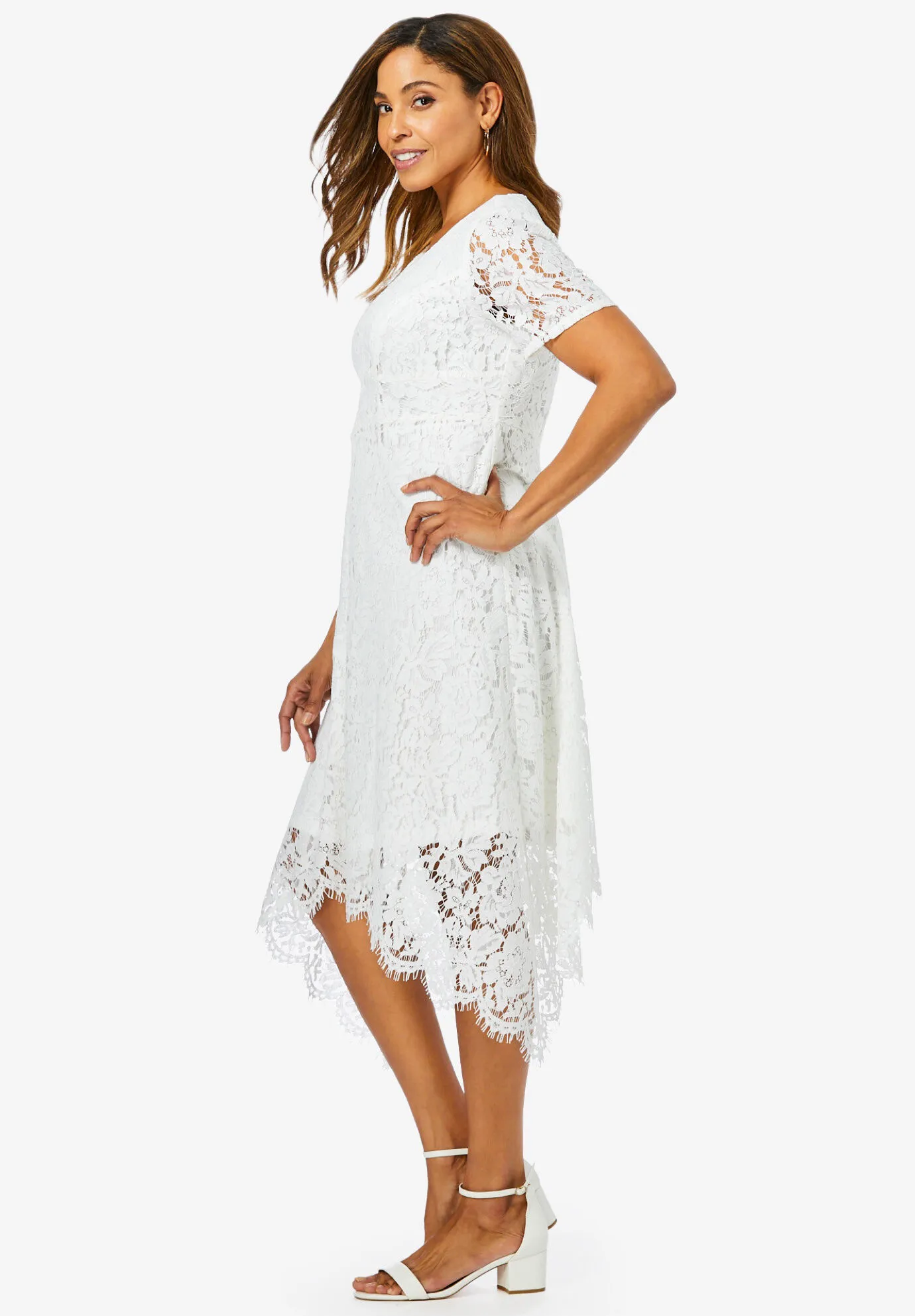 Lace Handkerchief Dress