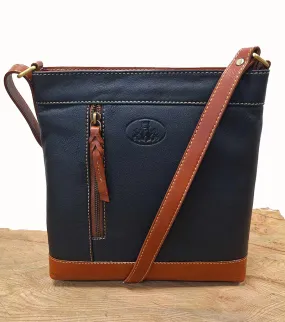 Leather Cross Body Bag - Mohawk