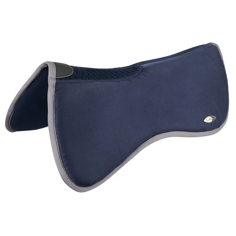 LeMieux Wither Relief Memory Foam Half Pad - Navy