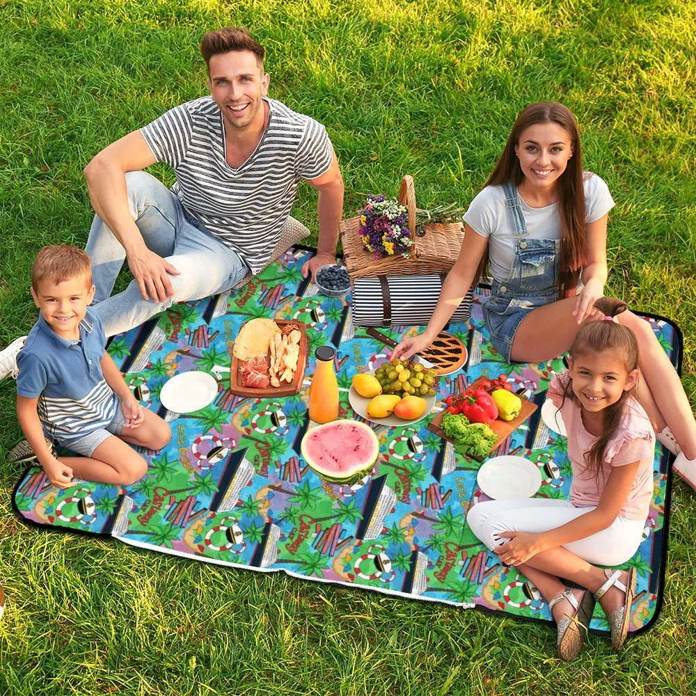 Let's Cruise Zipper Picnic Mat