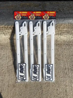 Lil Jawns x Heroin Skateboards Chainsaws Rails - White