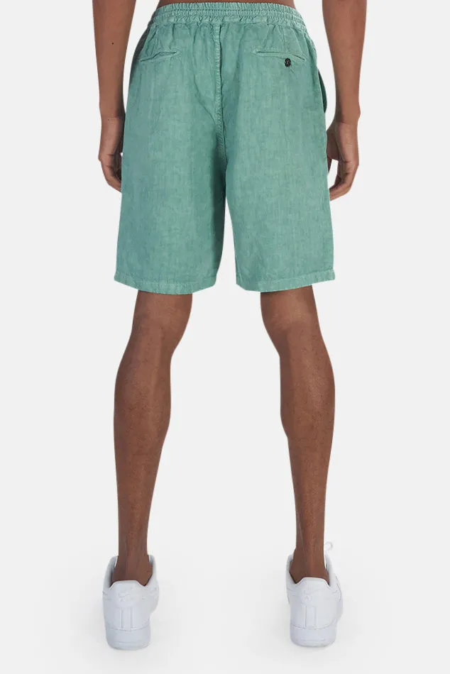 Linen Bermuda Short Water