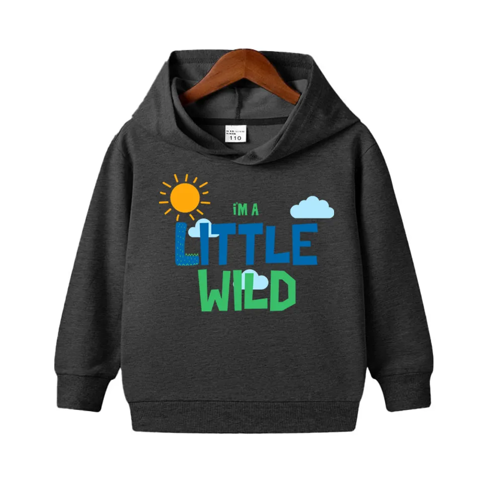 Little Wild Printed Hoodie For Kids - Deal20one