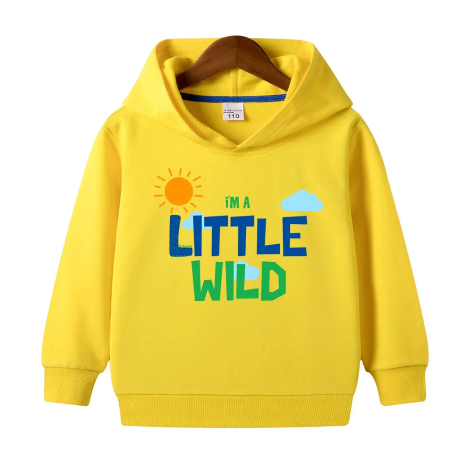 Little Wild Printed Hoodie For Kids - Deal20one