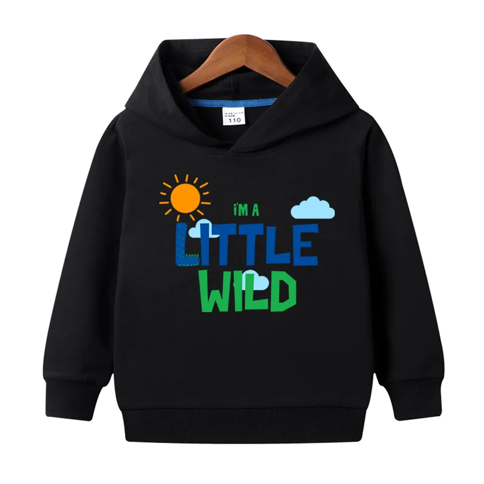 Little Wild Printed Hoodie For Kids - Deal20one