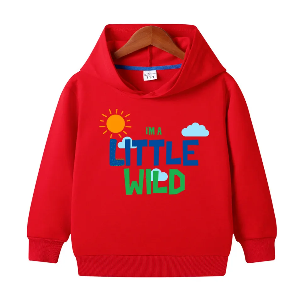 Little Wild Printed Hoodie For Kids - Deal20one