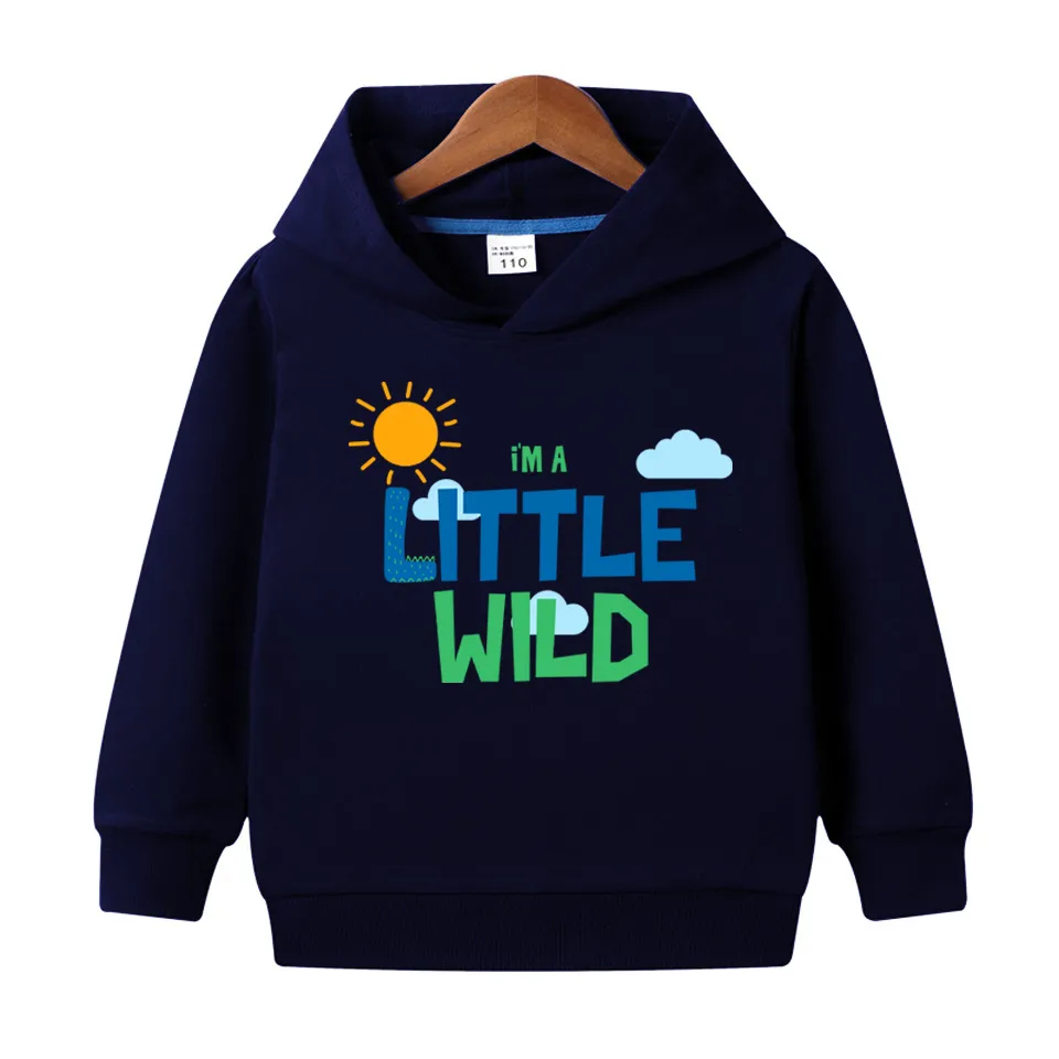 Little Wild Printed Hoodie For Kids - Deal20one