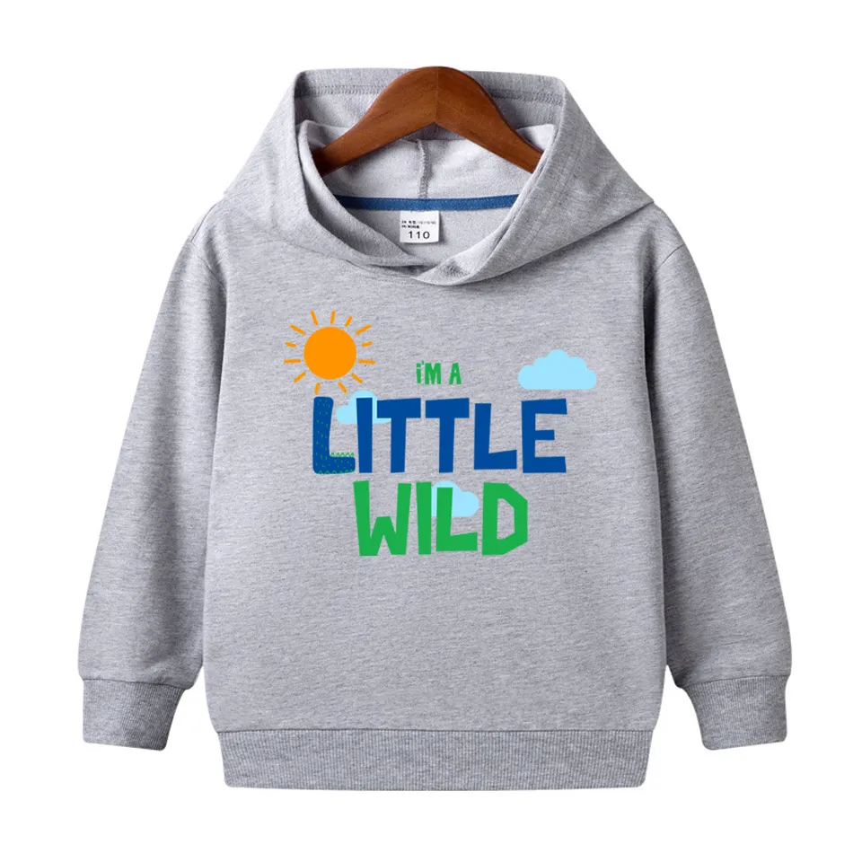 Little Wild Printed Hoodie For Kids - Deal20one