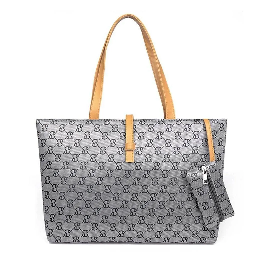 Logo Print Shoulder Bag - Multiple Colors