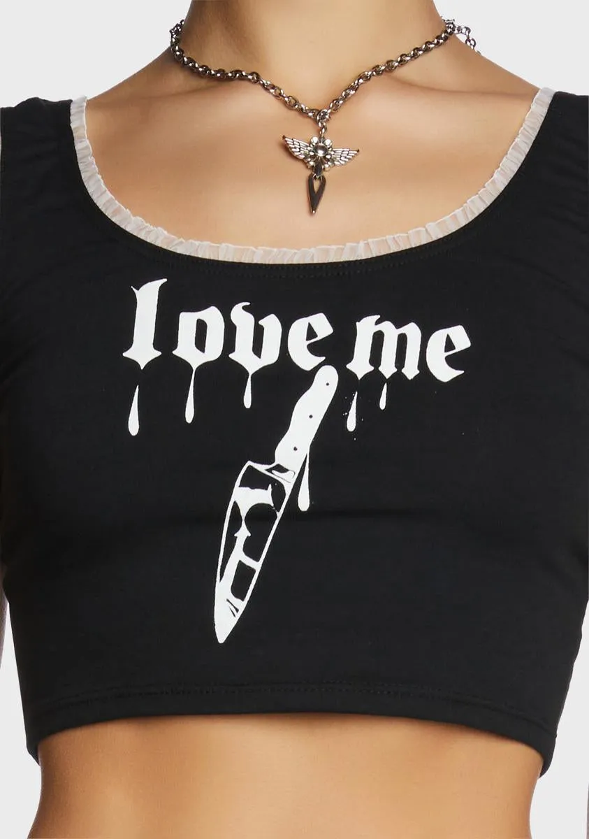 Love Me Lace Crop Tank-