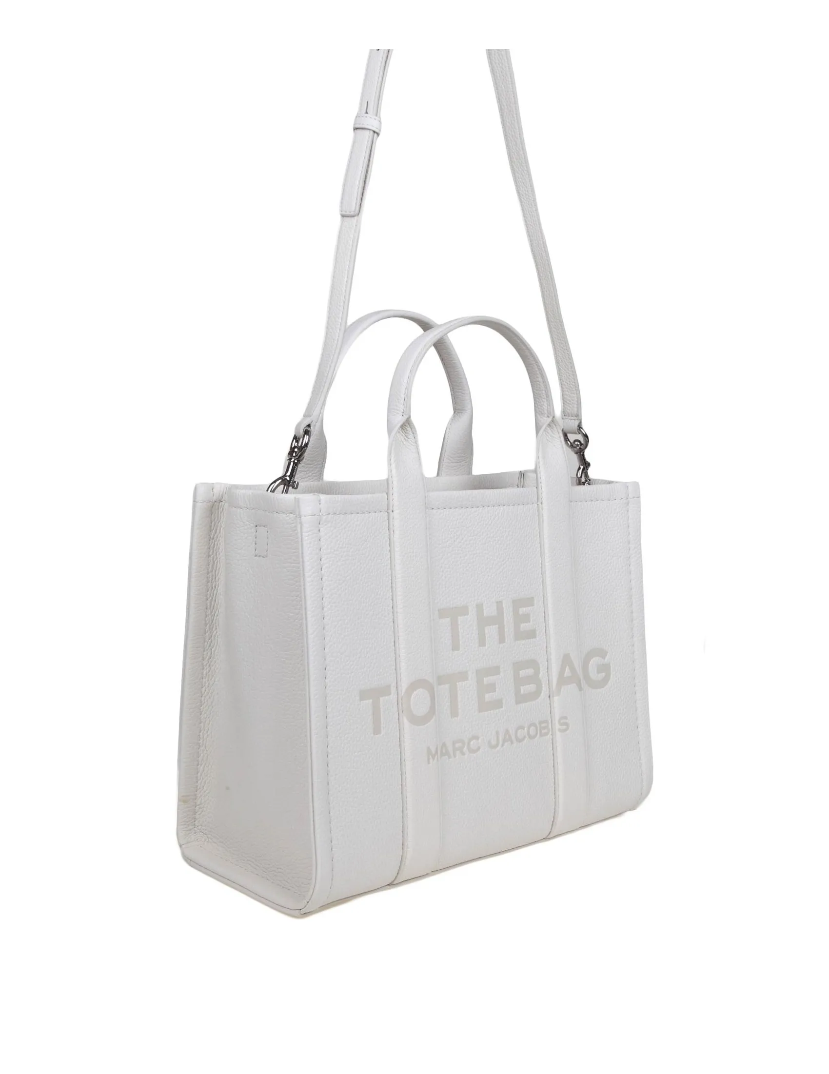 MARC JACOBS THE MINI TOTE WHITE COLOR